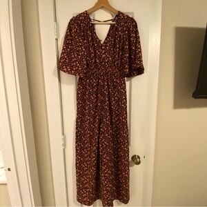 Good Luck Gem Floral Jumpsuit